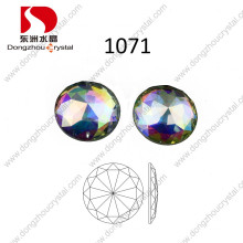 30mm Round Ab Crystal Stone Flat Back Glass Stone for Wholesale
